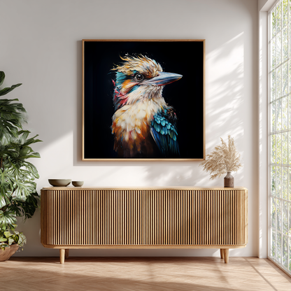 SET OF TWO - KOOKABURRA SQUARE CANVAS