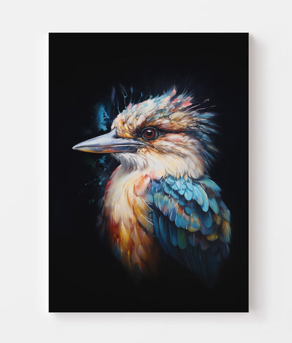 KOOKABURRA IN WATERCOLOUR I I CANVAS