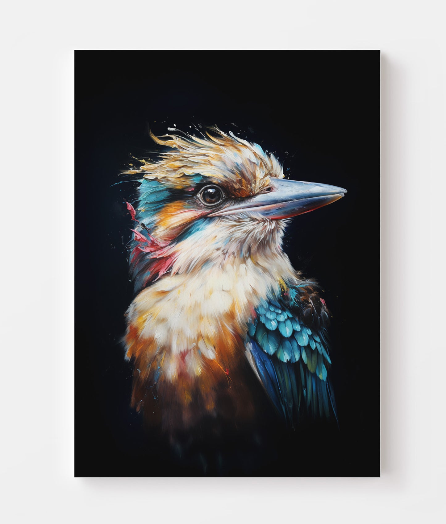 KOOKABURRA IN WATERCOLOUR I CANVAS