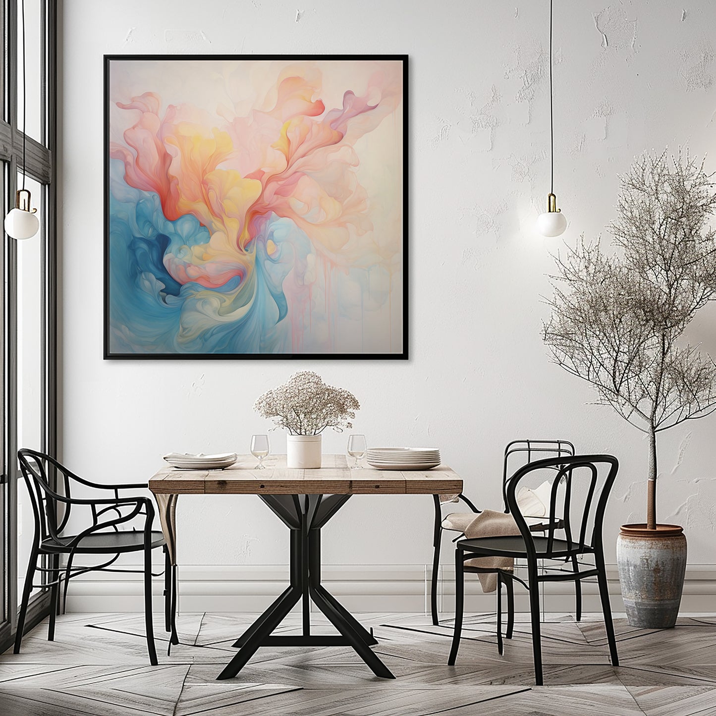 MODERN RAINBOW CANVAS