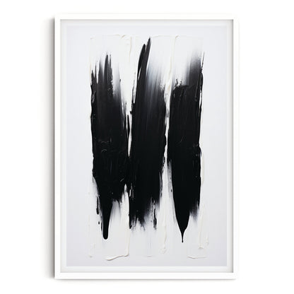 SET OF THREE - MONOCHROME ART PRINTS