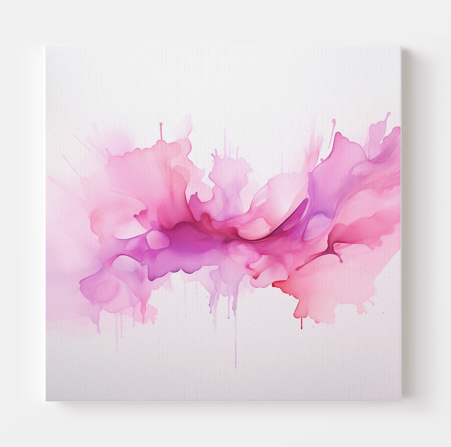 PALETTE OF PINK SQUARE CANVAS