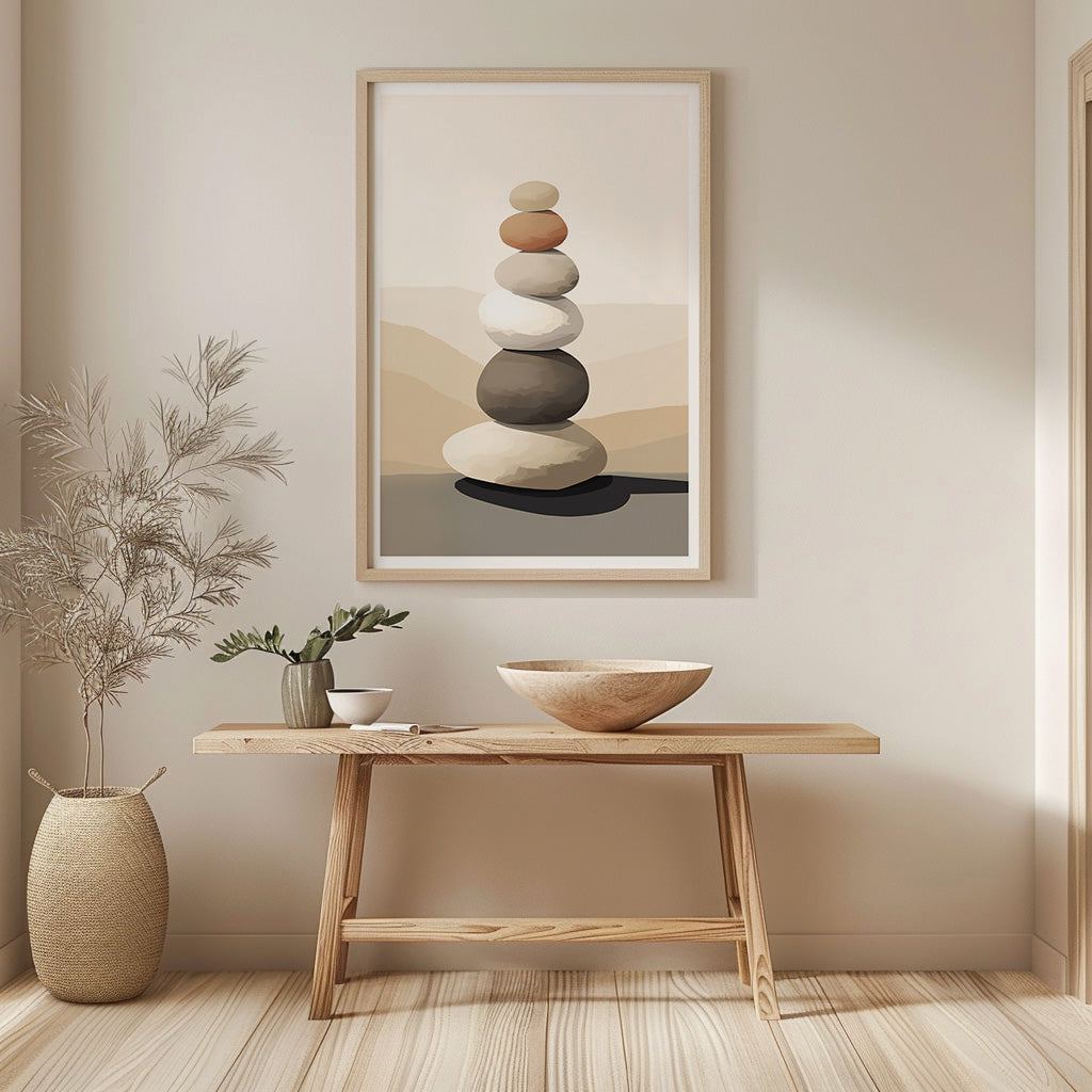 PEBBLE MOUNTAIN ART PRINT