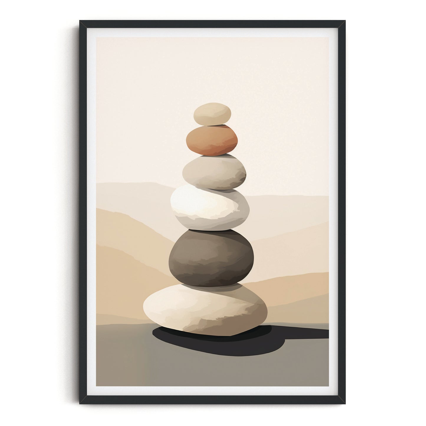 PEBBLE MOUNTAIN ART PRINT