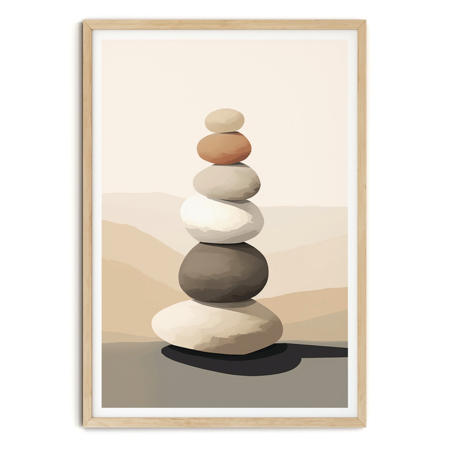 PEBBLE MOUNTAIN ART PRINT