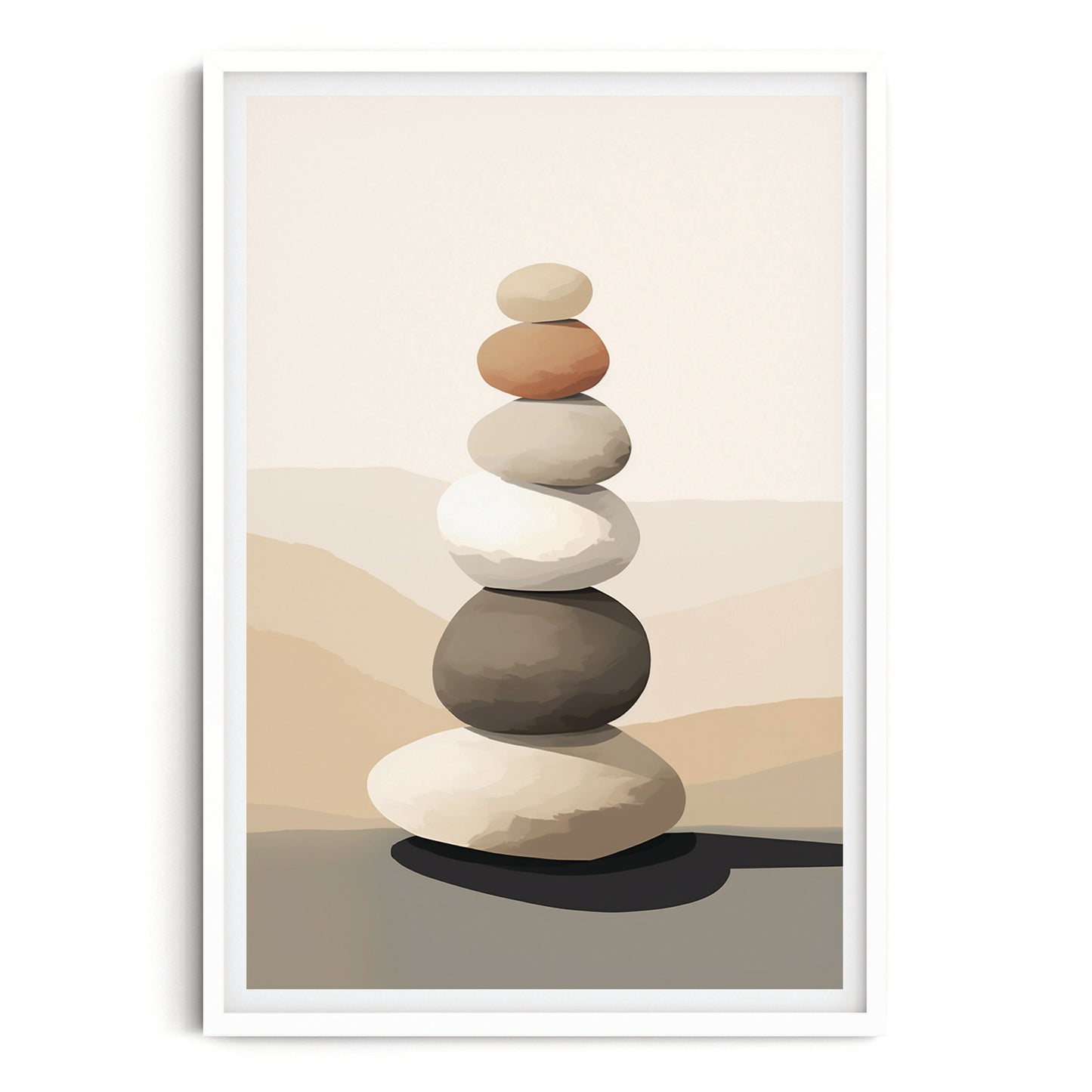 PEBBLE MOUNTAIN ART PRINT