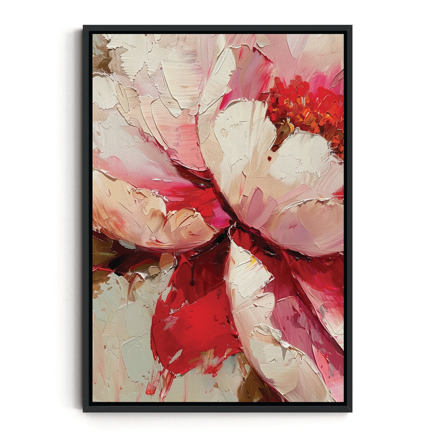 SET OF TWO - PINK PEONY CANVAS