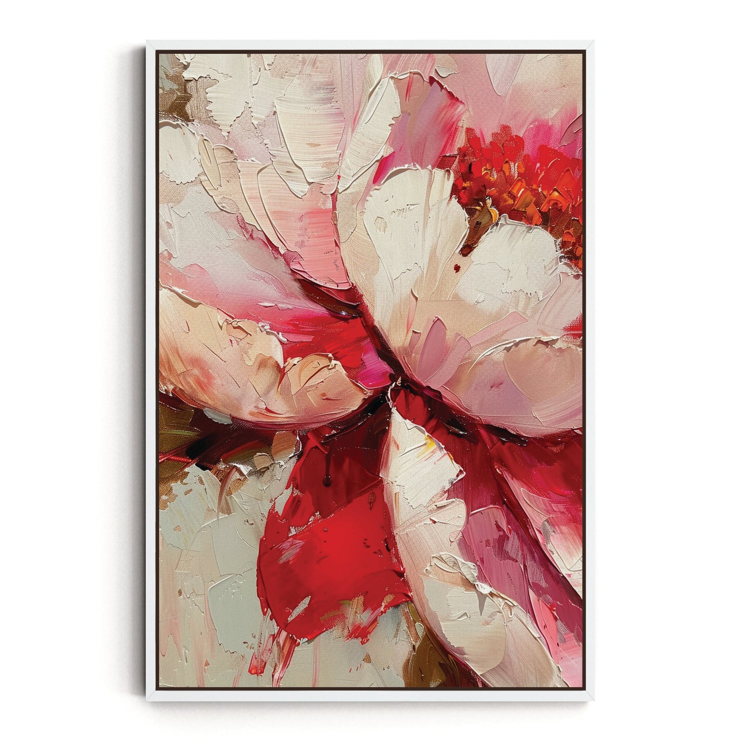 SET OF TWO - PINK PEONY CANVAS