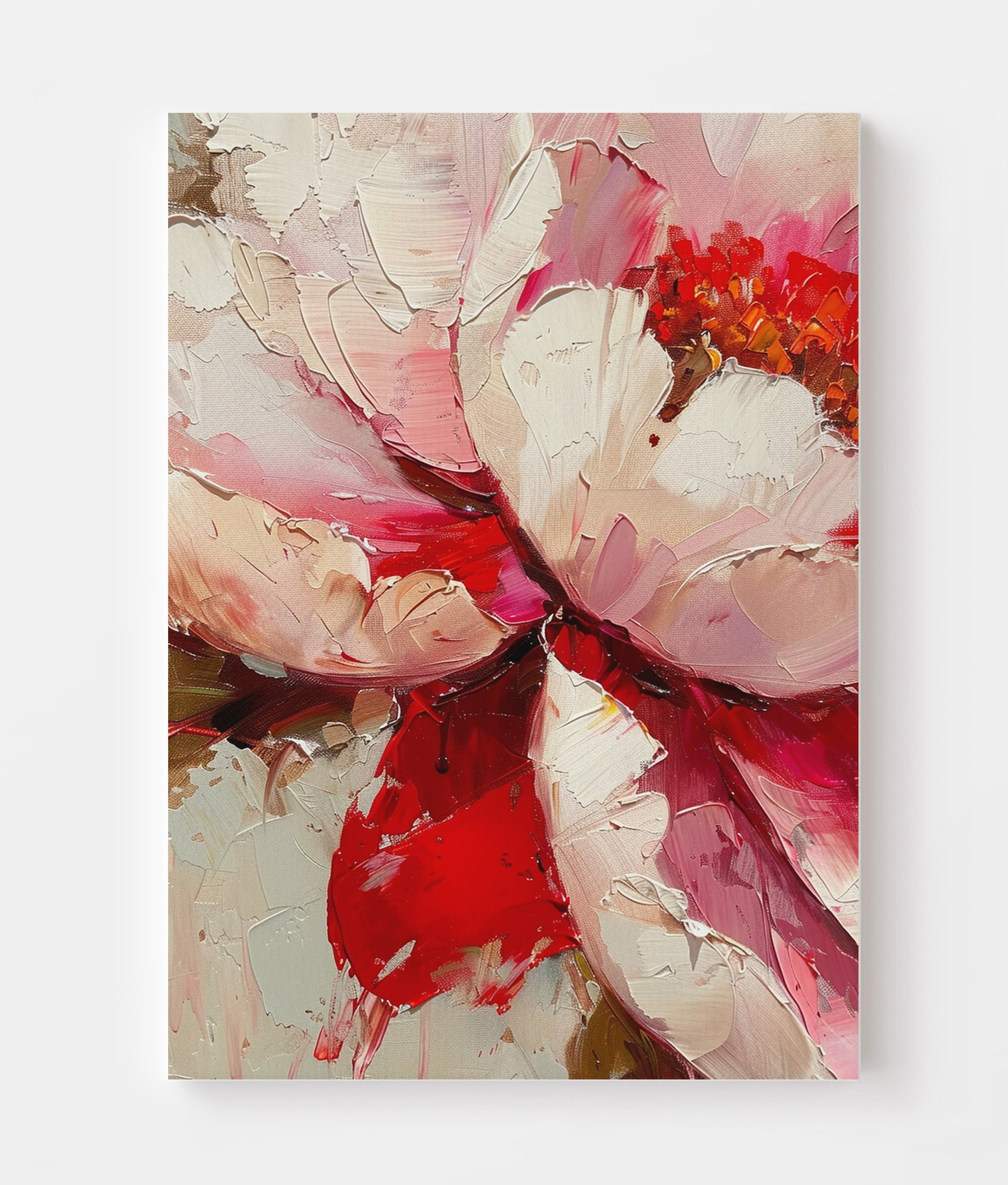 SET OF TWO - PINK PEONY CANVAS