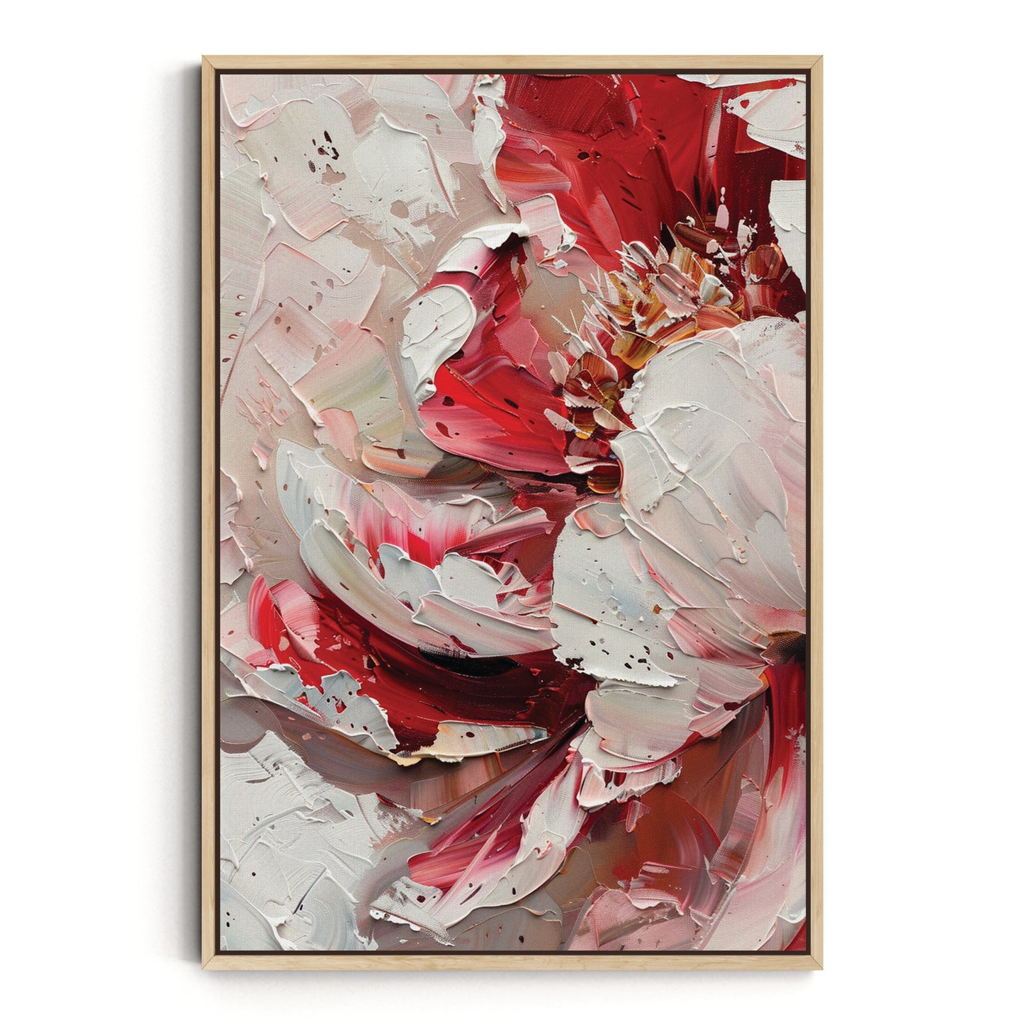 SET OF TWO - PINK PEONY CANVAS