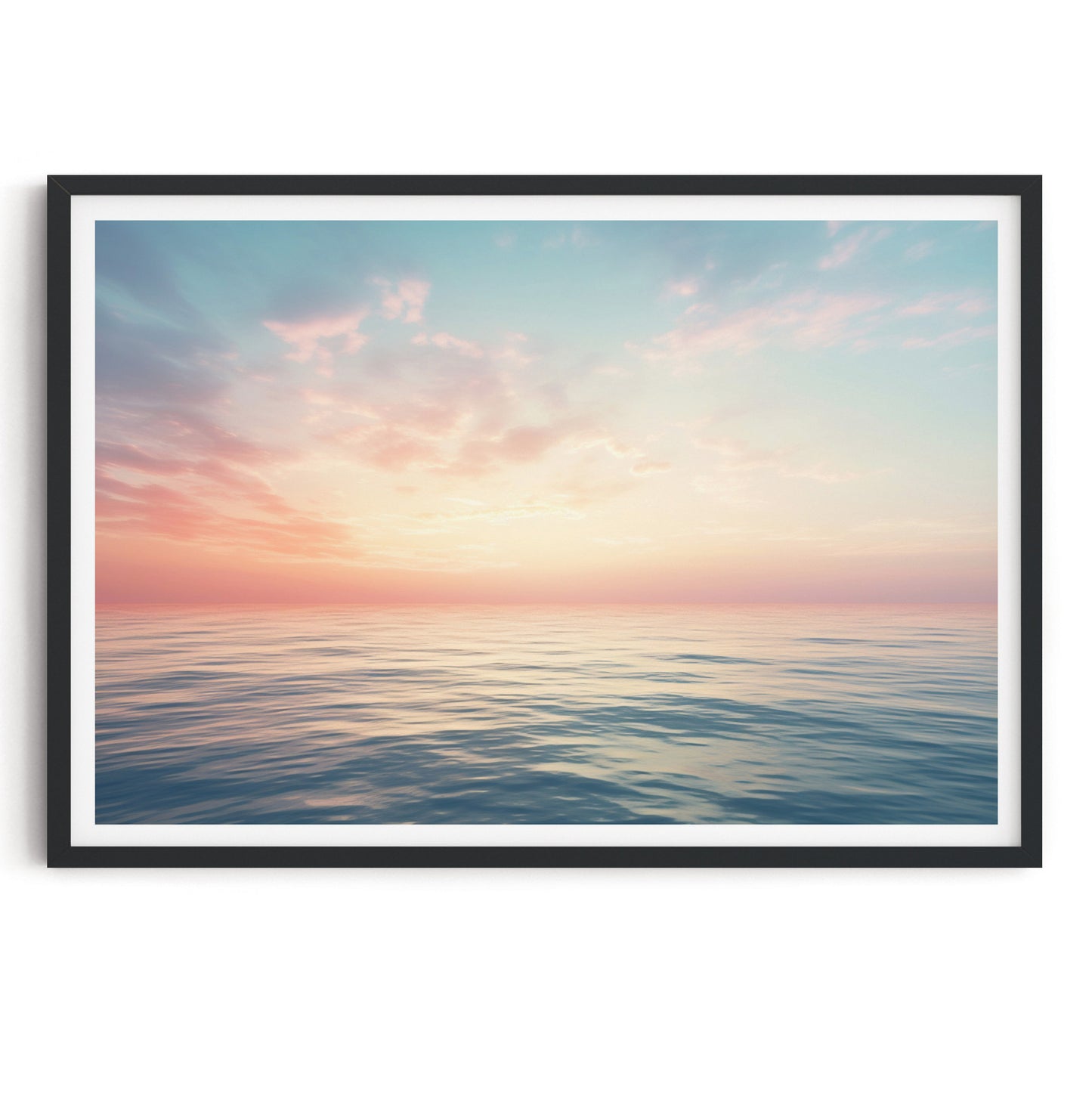 PINK SUNSET ART PRINT