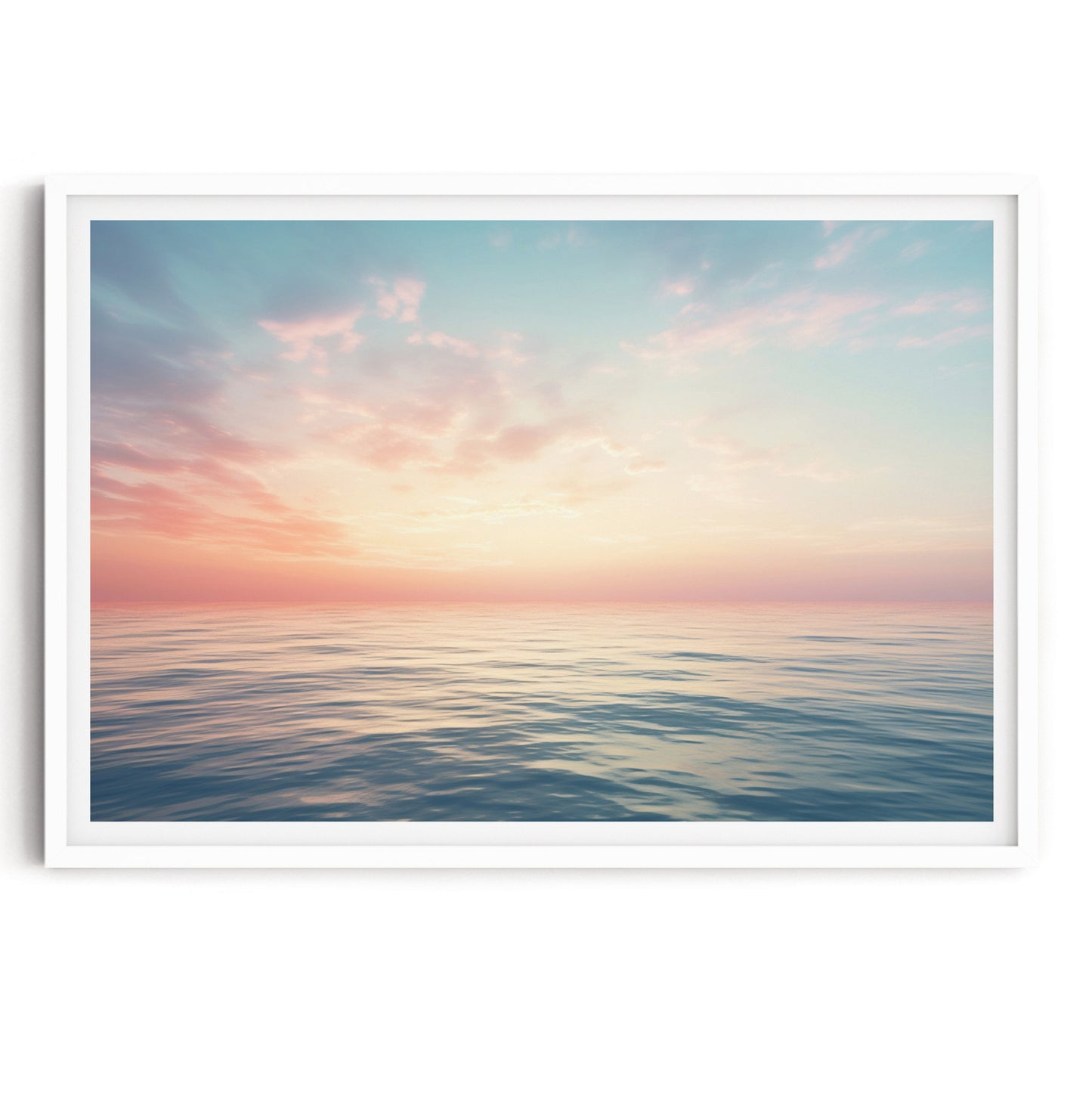 PINK SUNSET ART PRINT