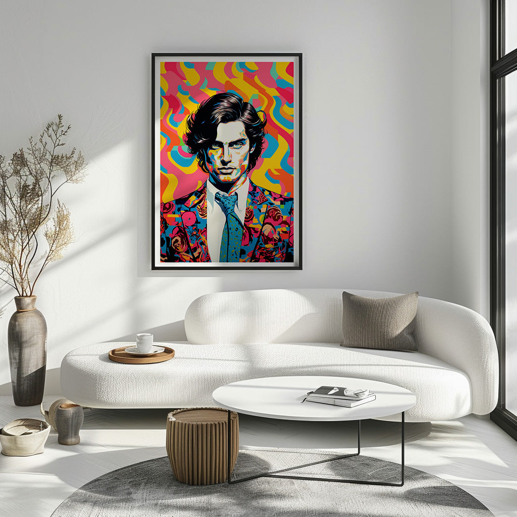 PIN UP BOY ART PRINT