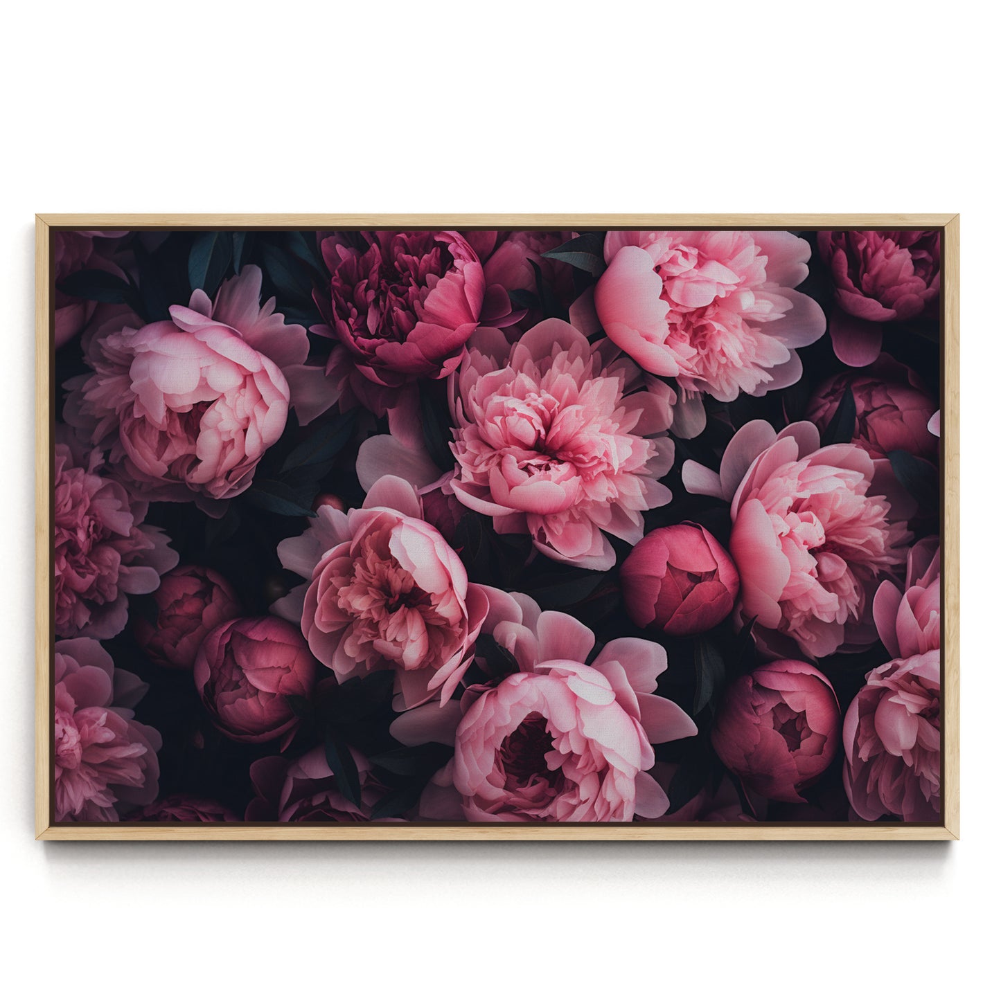 POSY OF PEONIES CANVAS