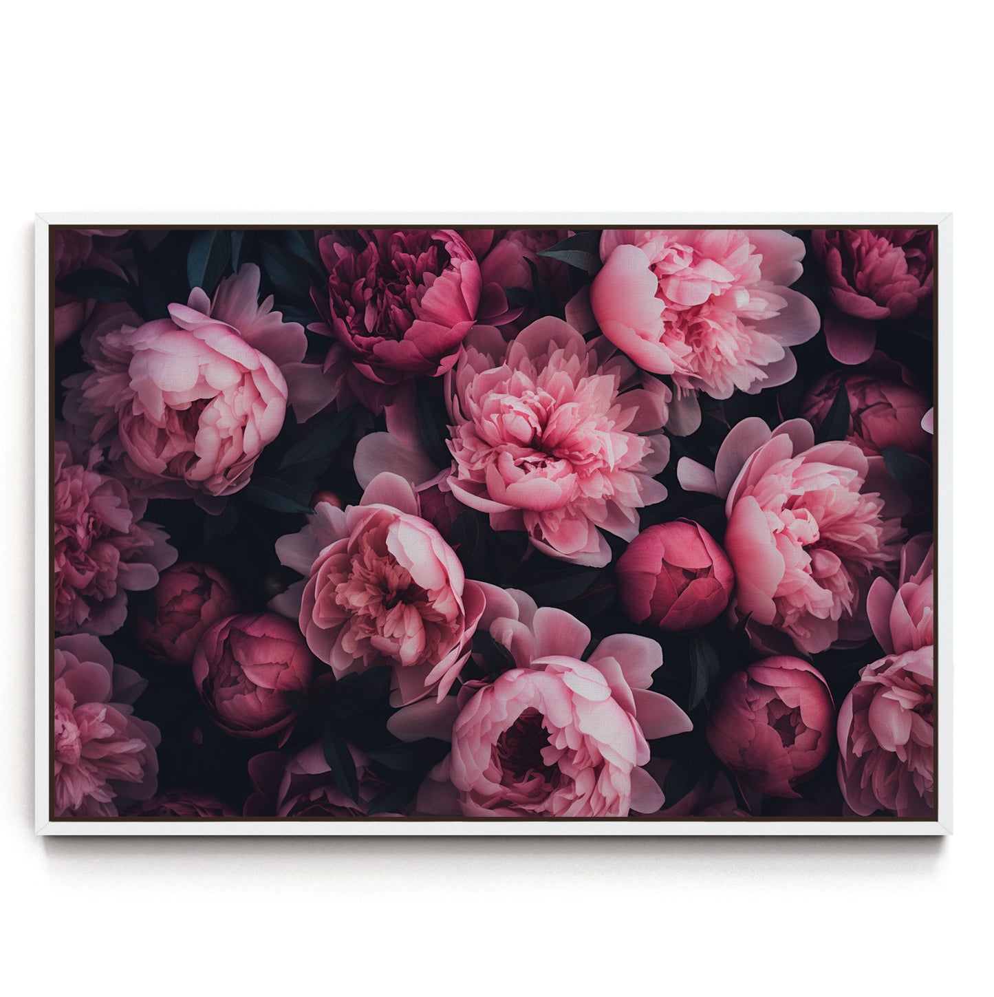 POSY OF PEONIES CANVAS