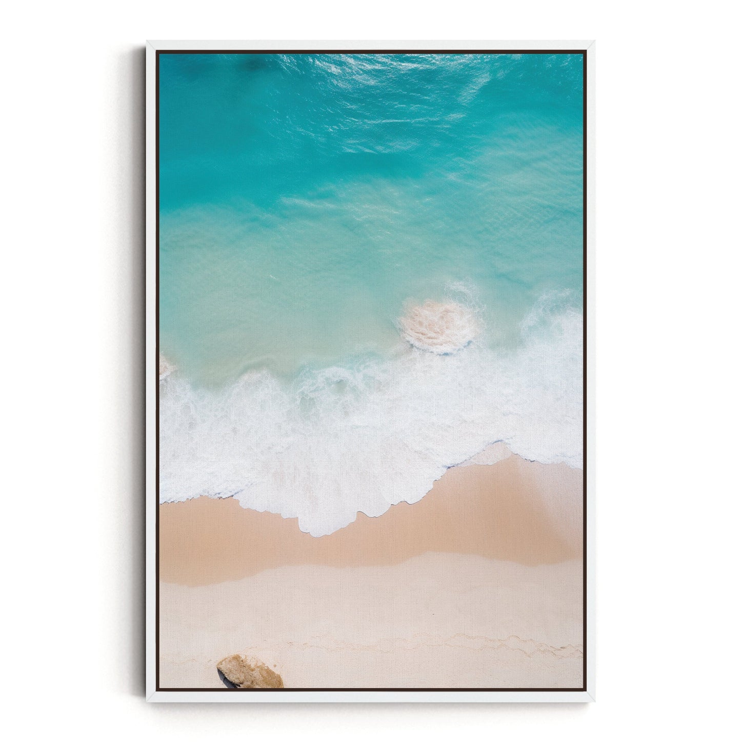 SET OF TWO - SEA FOAM CANVAS
