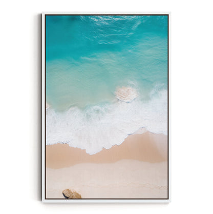 SET OF TWO - SEA FOAM CANVAS