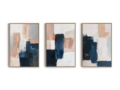 SET OF THREE - FLOW CANVAS