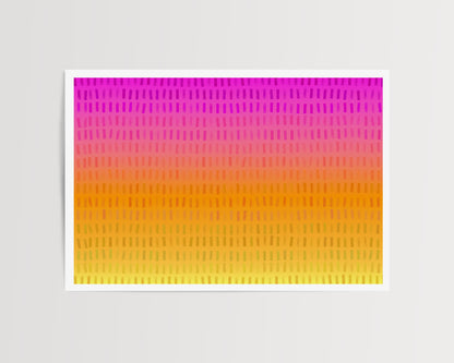 ZEST HORIZONTAL ART PRINT