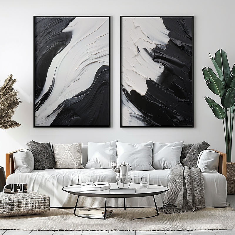 SET OF TWO - FLOATUS CANVAS