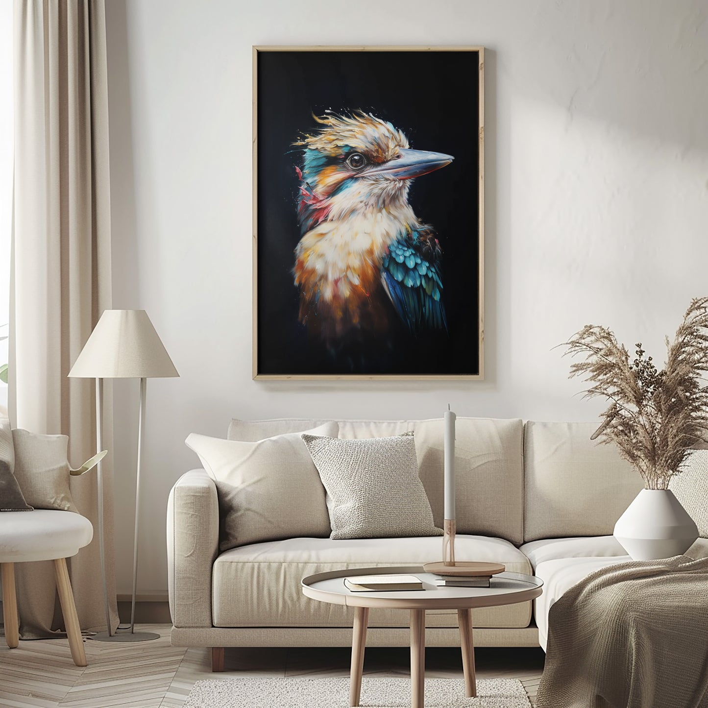 KOOKABURRA IN WATERCOLOUR I CANVAS