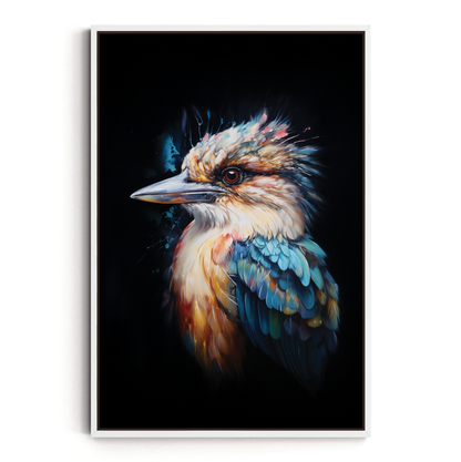 KOOKABURRA IN WATERCOLOUR I I CANVAS