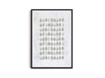 RAINDROP ART PRINT