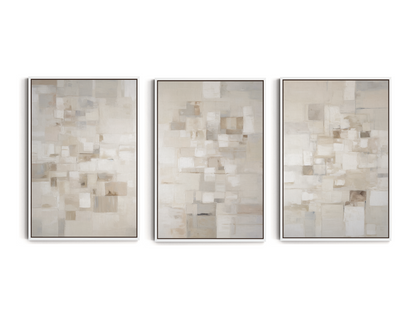 SET OF THREE - HARMONY CANVAS