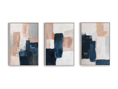 SET OF THREE - FLOW CANVAS