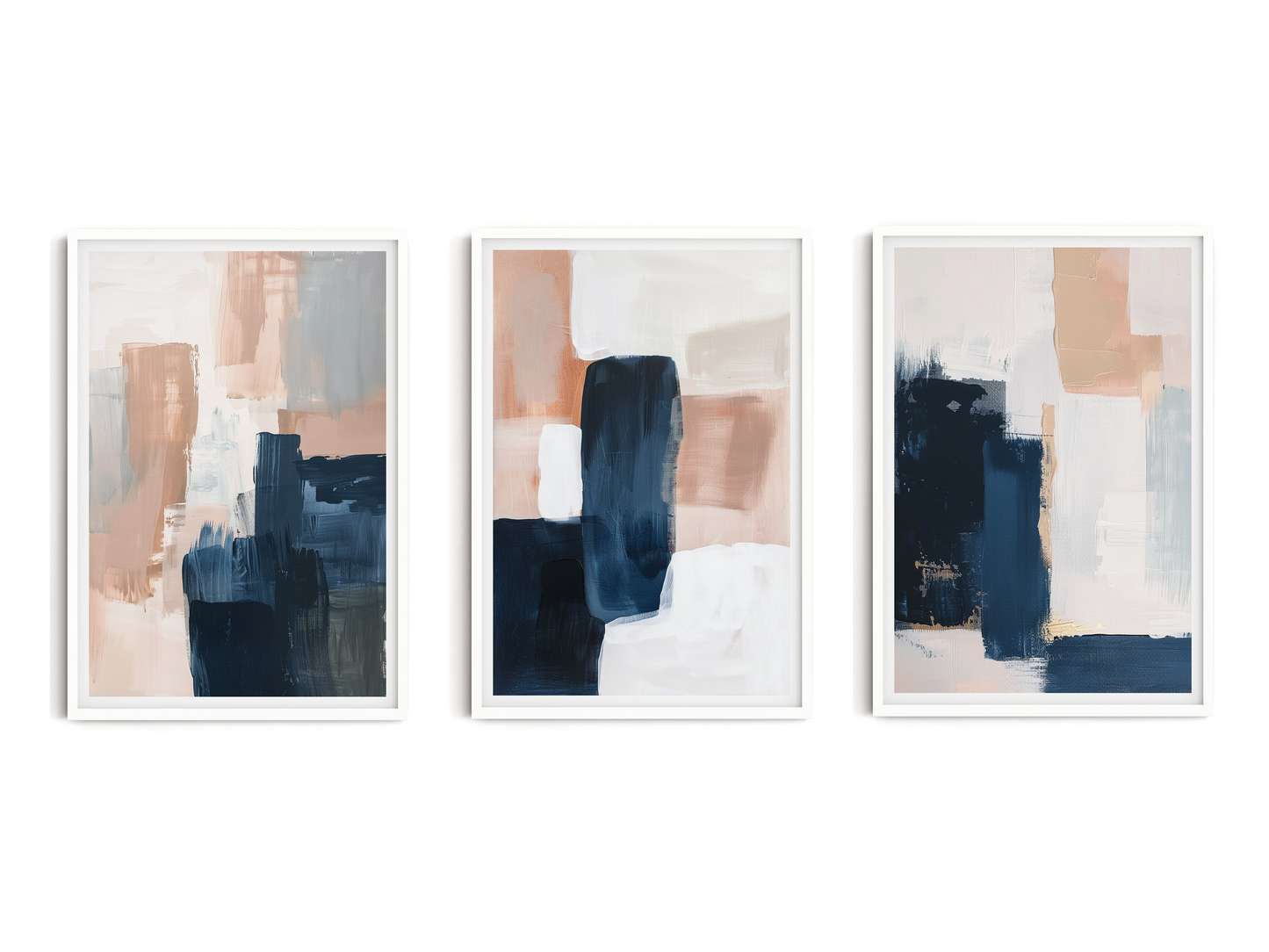 SET OF THREE - FLOW ART PRINT