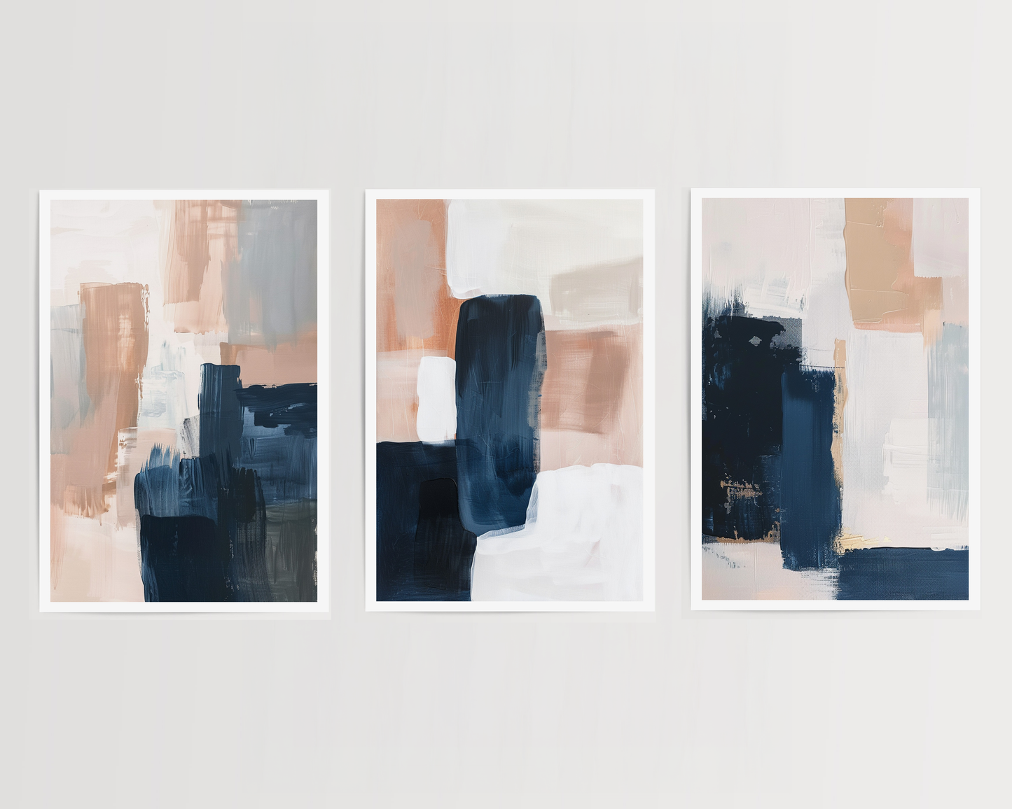 SET OF THREE - FLOW ART PRINT